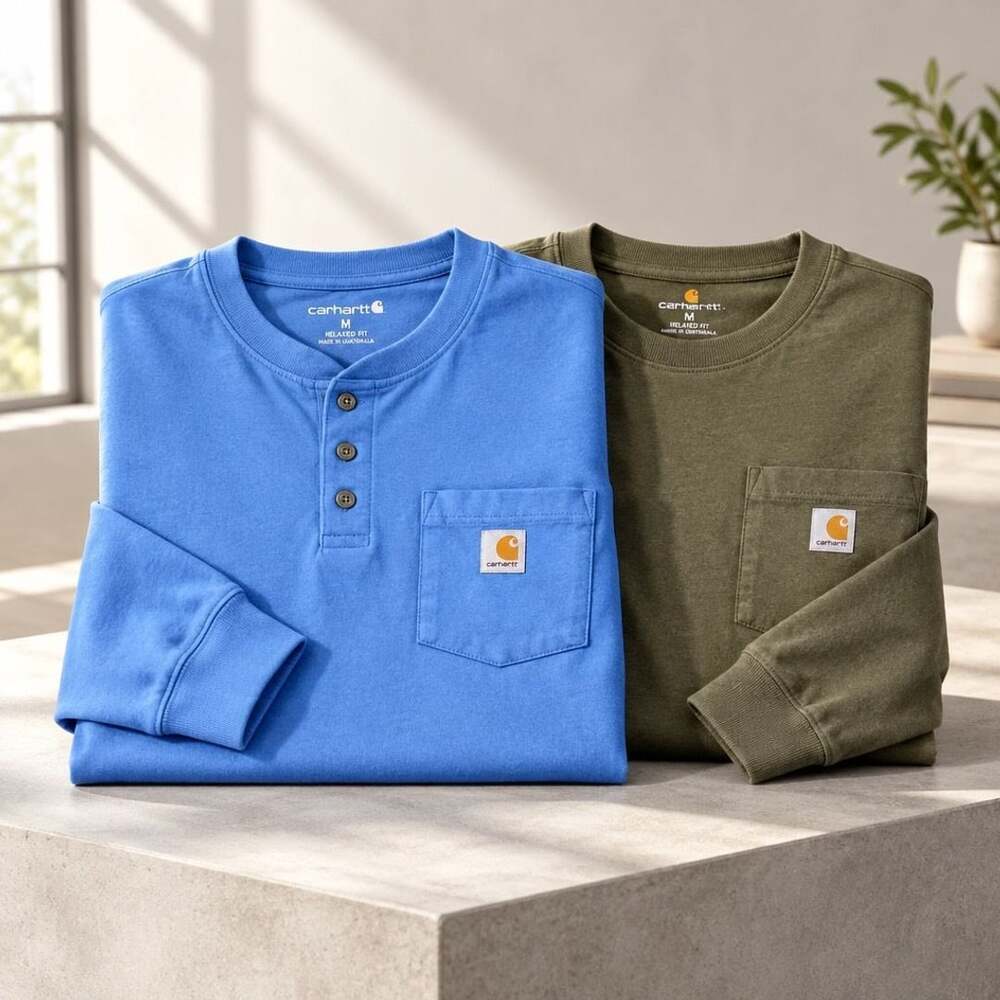 Carhartt Long Sleeve T-Shirt Set of 2 Size XL